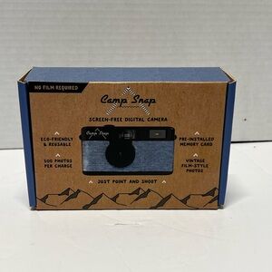 Camp Snap Digital Camera with Denim Design